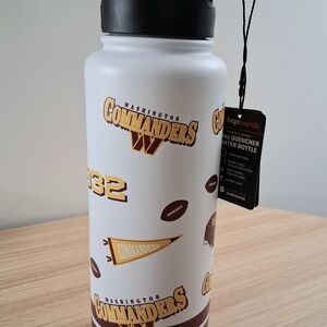 Washington Commanders 34oz Quencher Water Bottle